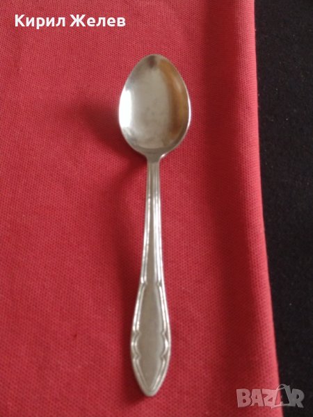 Стара лъжичка за кафе чай от соца с печат В.Търново сърп и чук за КОЛЕКЦИЯ 42800, снимка 1