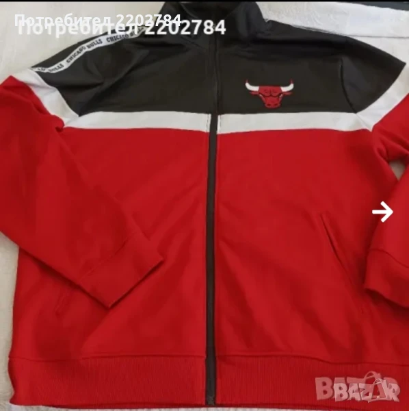 Суичър NBA, Chicago Bulls,4ХЛ,4XL,6ХЛ,6XL,3ХЛ,3XL,риза, снимка 1