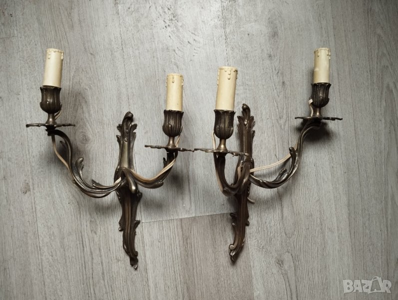 два аплика за стена,рококо -комплект, снимка 1