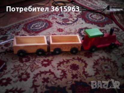 Дървен влак - български, снимка 1