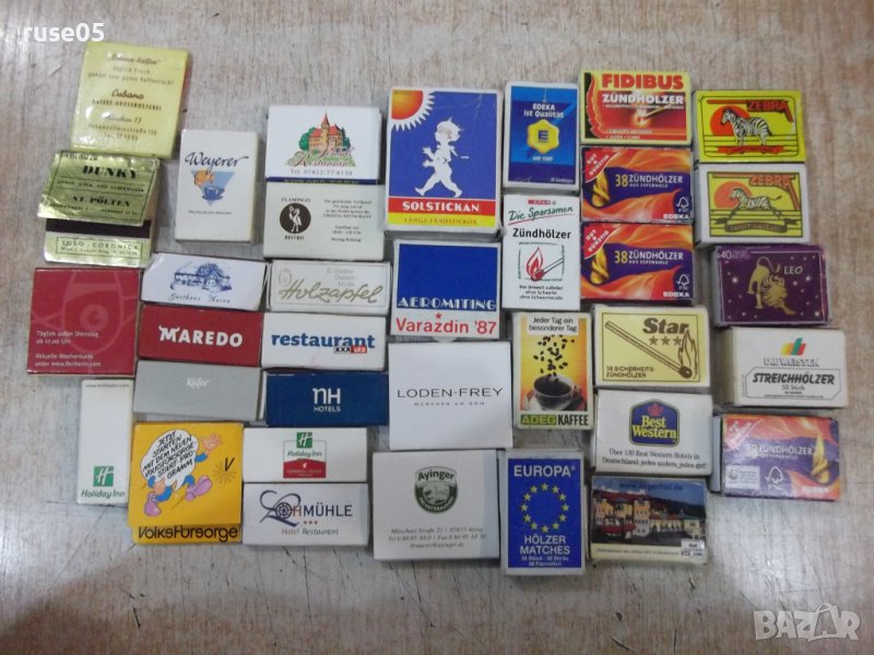 Лот от 35 бр. кибрита, снимка 1