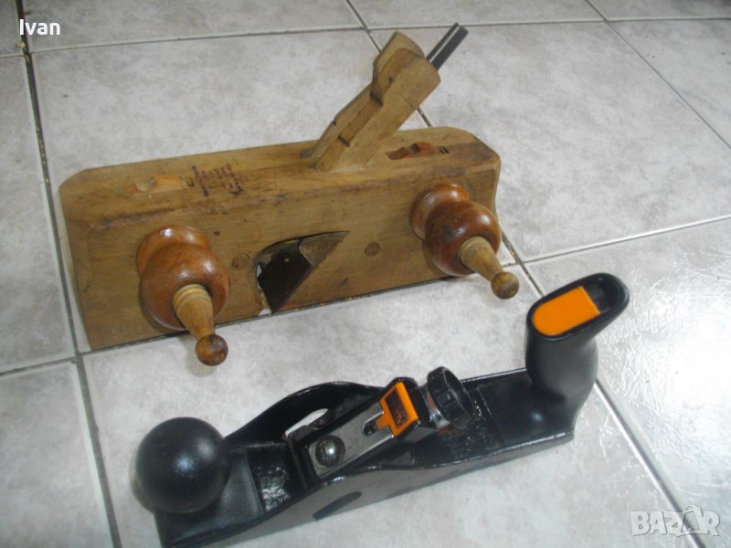 Ново STANLEY-RB10-ENGLAND-260мм-Нож 50мм/Ново Българско Профилно Ренде с Дървени Винтове Реглаж-2Нож, снимка 1