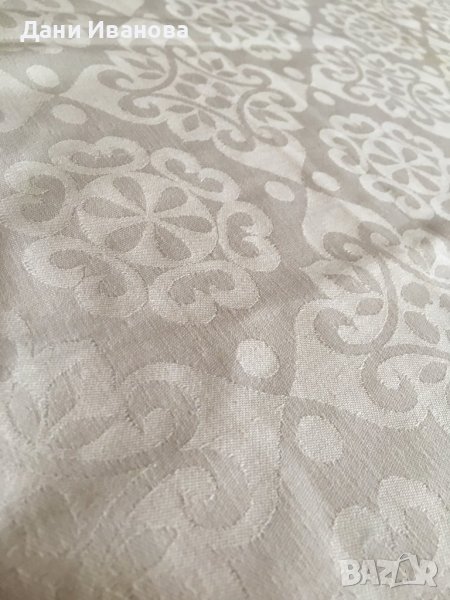 ПОКРИВКА ПАМУЧЕН ЖАКАРД за квадратна маса, снимка 1