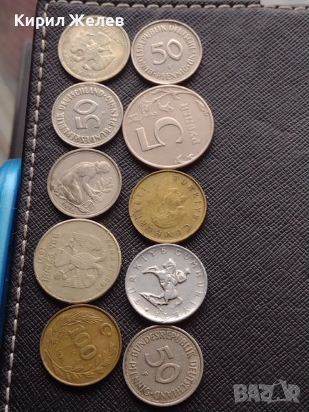 Лот монети от цял свят 10 броя РУСИЯ, ГЕРМАНИЯ, ТУРЦИЯ ЗА КОЛЕКЦИЯ ДЕКОРАЦИЯ 39241, снимка 1