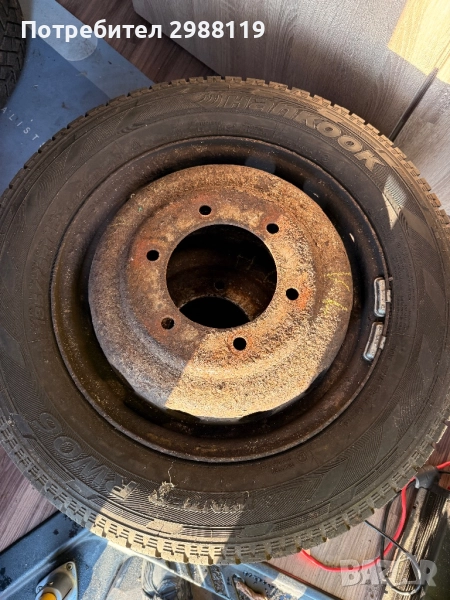 6 бр. Джанти с Гуми за Форд Транзит.Двойна Гума, снимка 1