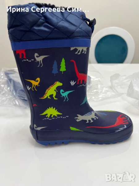 Детски гумени ботуши с подплата Kangol номер 29, снимка 1