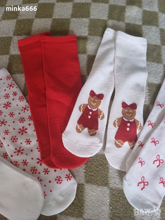 5чифта памучни чорапи 35-38, снимка 1