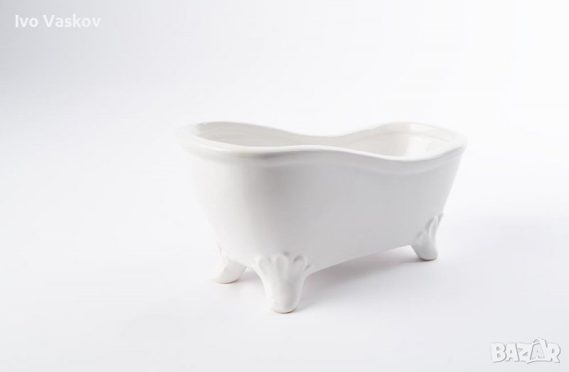 малка декоративна вана за цветя , снимка 1