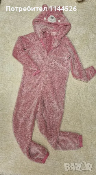 Домашен пухкав гащеризон за момиче  10-12г., снимка 1