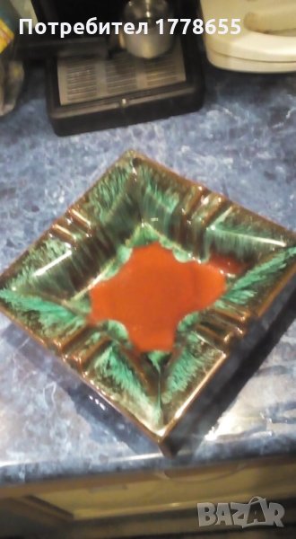 Пепелник керамичен голям, снимка 1