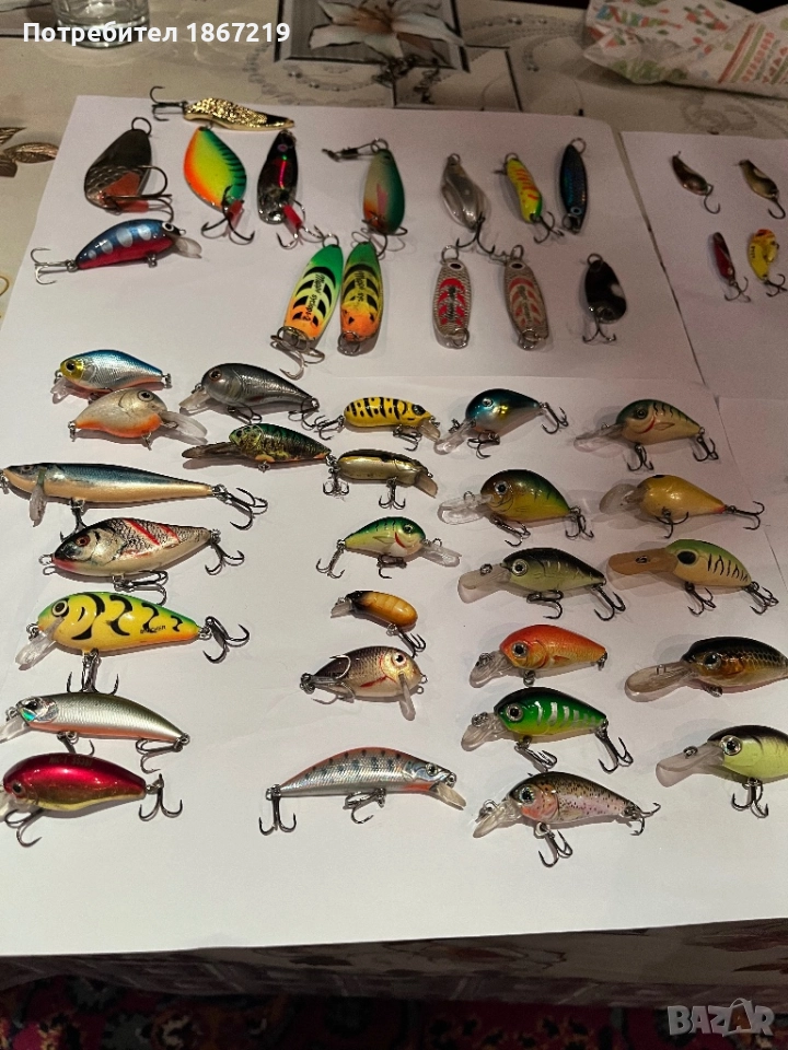 Воблери,блесни ,и силикони за риболов, снимка 1