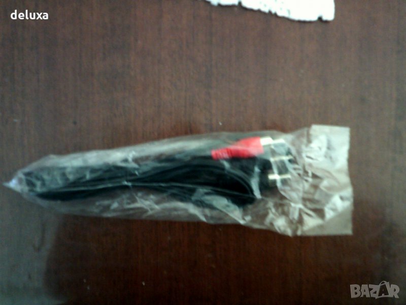 Аудио кабел 2 чинча мъжки- 1 стерео жак мъжки , снимка 1