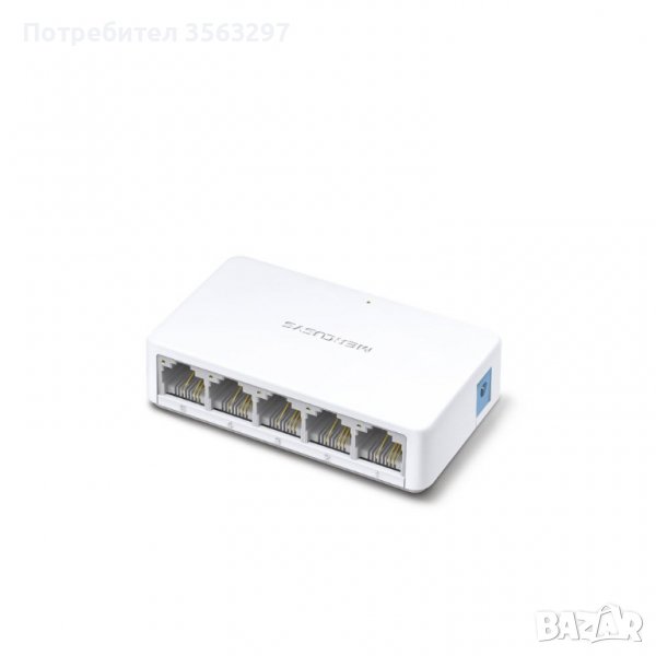 5-Портов Суич Настолен Комутатор 10/100 Mbps / 5-Port Switch , снимка 1