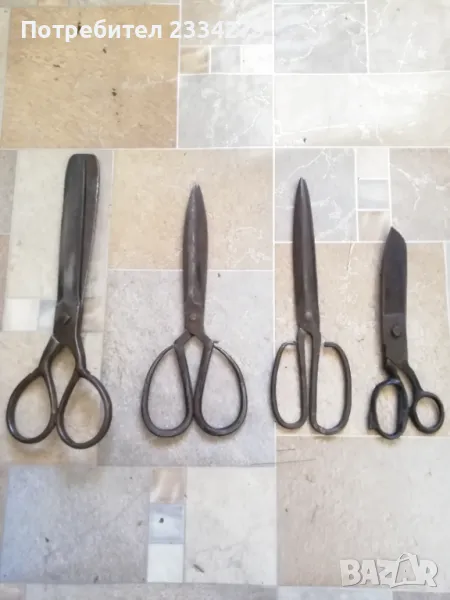 Стари шивашки ножици от 15-40лв., снимка 1