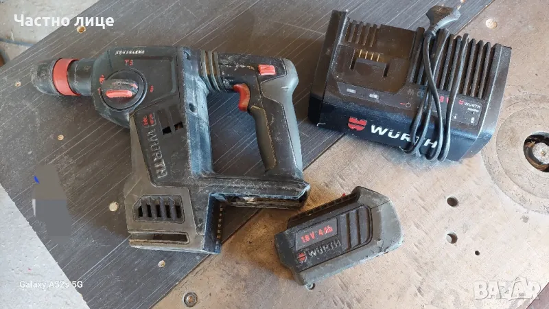 Продавам акумулаторен безчетков перфоратор WURTH MASTER ABH 18 COMPACT , снимка 1