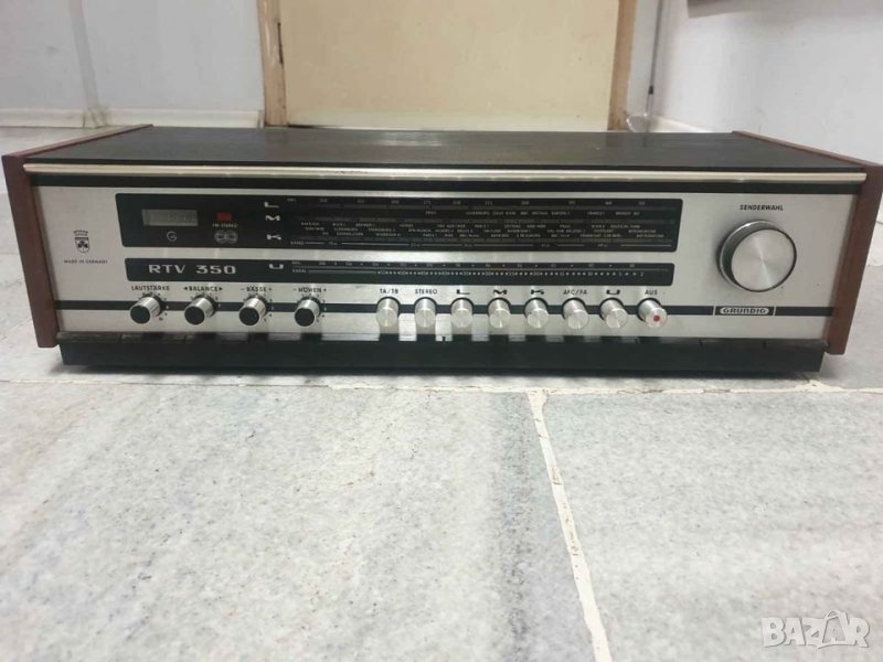 Ресийвър / Усилвател с тунер GRUNDIG RTV 350 Много запазен. Всичко му работи., снимка 1