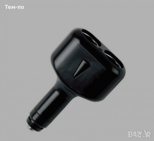 Разклонител за запалка с 2 гнезда - 39062, снимка 1