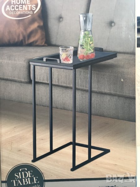 помощна маса за сервиране с подвижен плот хранене декорация заведение, снимка 1