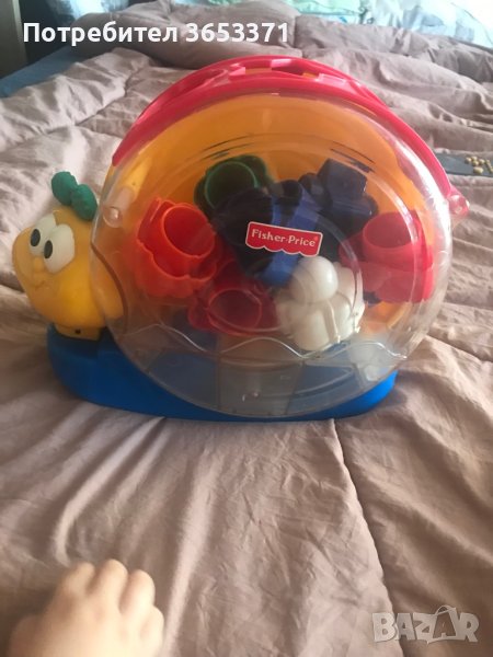 Fisher price музикална играчка охлюв, снимка 1