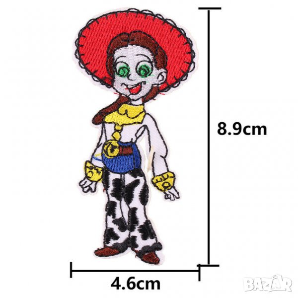 Нашивка за дънки, блузи и др. - Джеси - играта на играчките, снимка 1