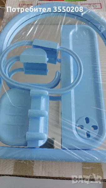 Огледало арка, синьо, снимка 1