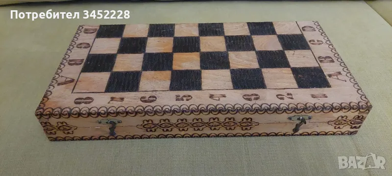 шах фигури дървени за ценители 34см , снимка 1