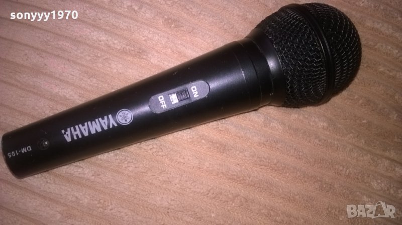 yamaha dm-105 profi mic-микрофон-жичен-внос швеицария, снимка 1