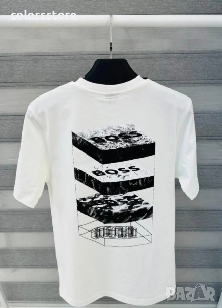 Мъжка бяла тениска Boss/IM185, снимка 1