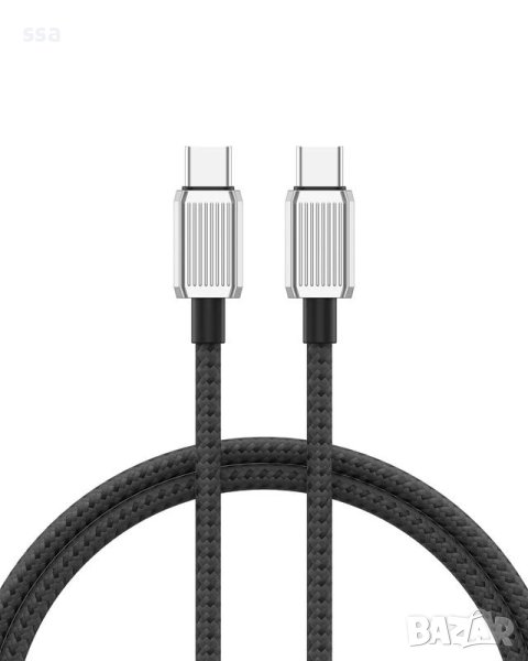 Orico кабел Cable USB C-to-C PD 100W Charging 1.5m Black - GQZ100-15-BK, снимка 1