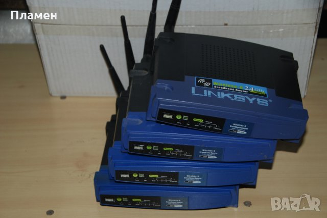 Рутери Linksys WRT54-GL, снимка 3 - Рутери - 35478122