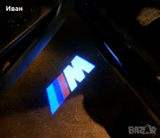 BMW/БМВ LED/ЛЕД M лого проектор за врата, снимка 2 - Аксесоари и консумативи - 27467120