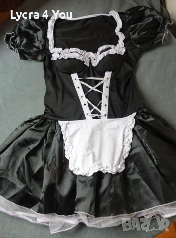 S/M размер костюмче камериерка/домашна помощница , снимка 3 - Костюми - 42998348