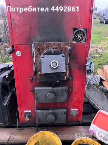 Комбиниран котел на въглища,пелети и ток 380v, снимка 8 - Отоплителни печки - 53030853