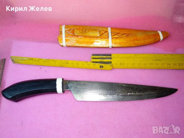 BoHoL PhiL. ФИЛИПИНСКИ ТРАДИЦИОНЕН НОЖ МАЙСТОРСКИ РЪЧНО ИЗРАБОТЕН с КАНИЯ от ДЪРВО с ОРНАМЕНТИ 43153, снимка 5 - Ножове - 44116096