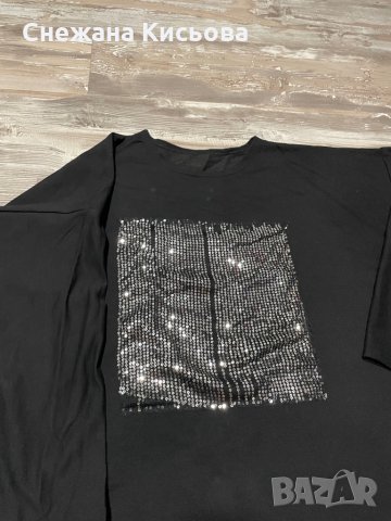 Асимитрична блуза, снимка 2 - Блузи с дълъг ръкав и пуловери - 35446805