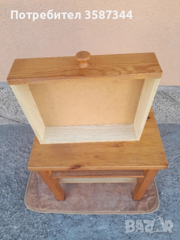 дървена масичка с чекмедже, снимка 10 - Маси - 51670033