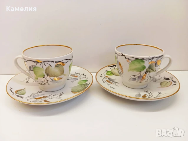 Руски порцелан , снимка 3 - Чаши - 50914773