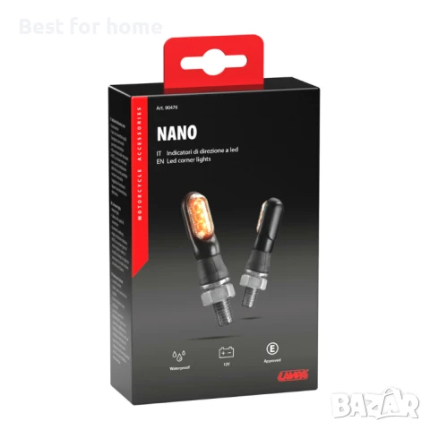 Nano, LED ъглови светлини (мигачи) - 12V, снимка 3 - Аксесоари и консумативи - 50503788