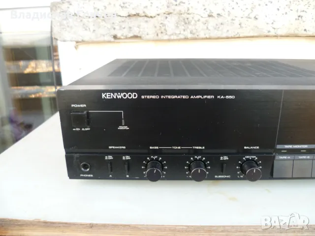 Усилвател KENWOOD KA-550 #2, снимка 2 - Ресийвъри, усилватели, смесителни пултове - 49363852