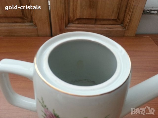 Стар български порцелан чайник кана , снимка 2 - Антикварни и старинни предмети - 33682329