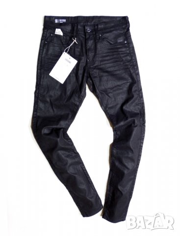 Нови и Намалени! G-star Raw Revend Skinny Jeans BLACK PINTT STRETCH DENIM Мъжки Слим Дънки  W31 L34, снимка 1 - Дънки - 37703061