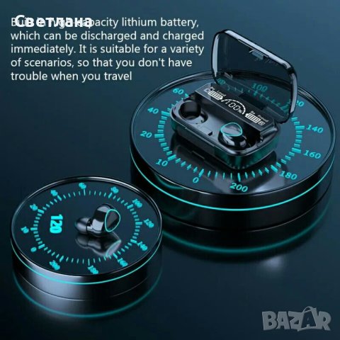 Нови безжични bluetooth слушалки с power bank функция, снимка 6 - Безжични слушалки - 43908305