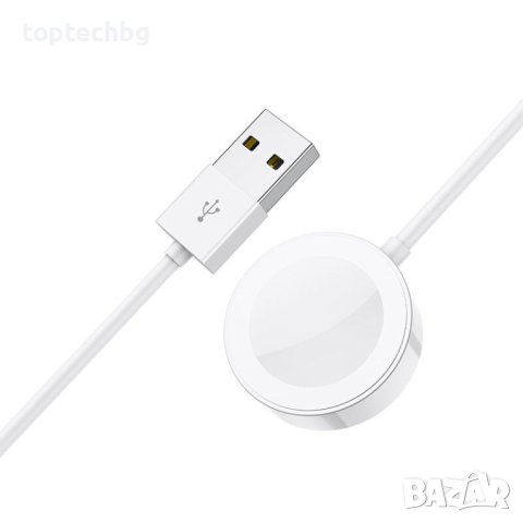 Безжично Зарядно BOROFONE BQ13 Apple iWatch / USB, снимка 3 - Смарт гривни - 43847758