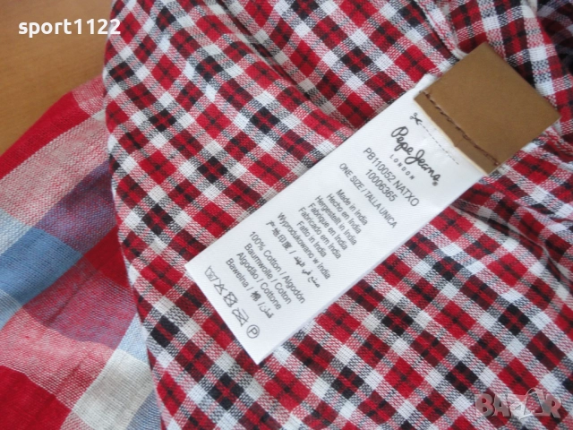 Pepe Jeans/нов шал/100% памук, снимка 7 - Шалове - 52133350