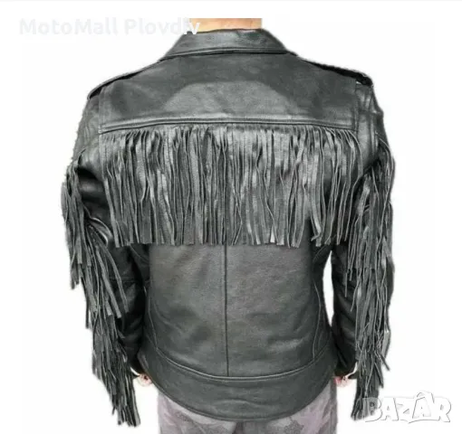 Кожено яке Motomall Rock Black, снимка 2 - Аксесоари и консумативи - 49245678