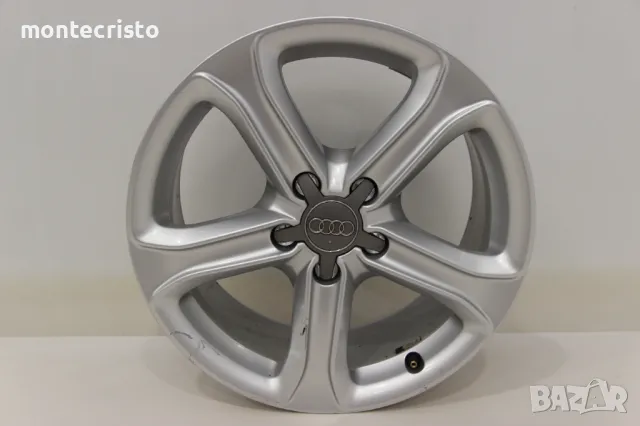 Алуминиева джанта Audi A4 B8 (2007-2015г.) 8K0 601 025 BK / 8K0601025BK / 17 цола / 5x112 66.5, снимка 4 - Гуми и джанти - 47601949