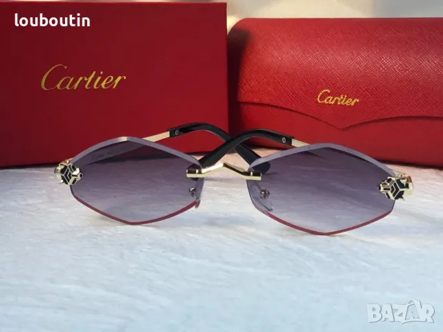 Cartier 2024 дамски слънчеви очила ромб 3 цвята, снимка 18 - Слънчеви и диоптрични очила - 47762983