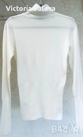 Нежна блуза/пуловер цвят айвъри, снимка 7 - Блузи с дълъг ръкав и пуловери - 51575152