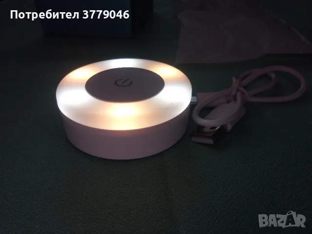 Led нощна лампа с три режима , снимка 7 - Лед осветление - 49553935