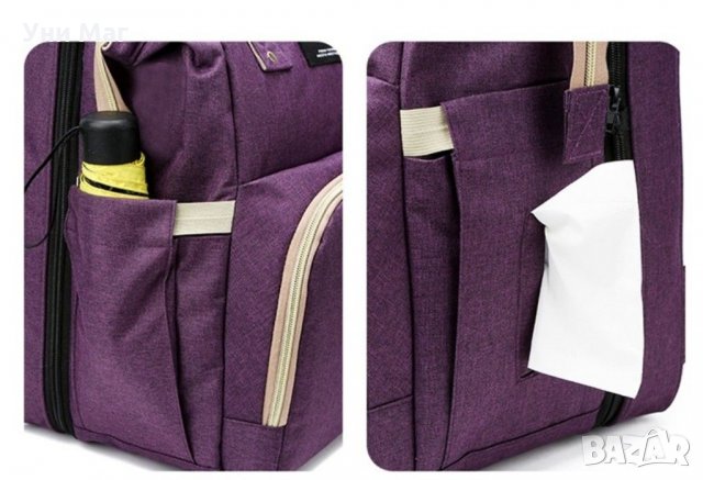 Чанта за бебешка количка, 2 в 1 бебешка раница, многофункционална раница, кошара, повивалник, снимка 9 - Други - 33321974